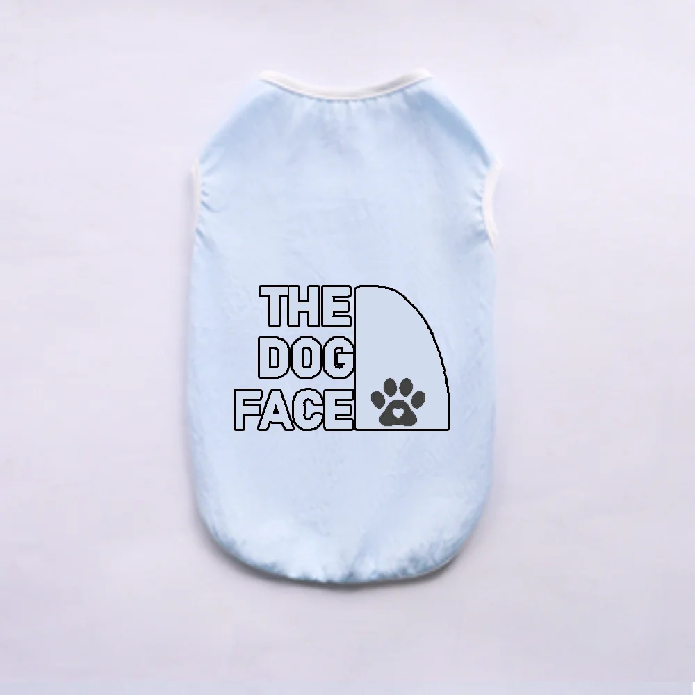1 Pc Pet Summer Mesh Vest Cute Print Breathable Dog & Cat Clothes Ultra-Thin Cooling Sleeveless T-Shirt for Chihuahua Teddy