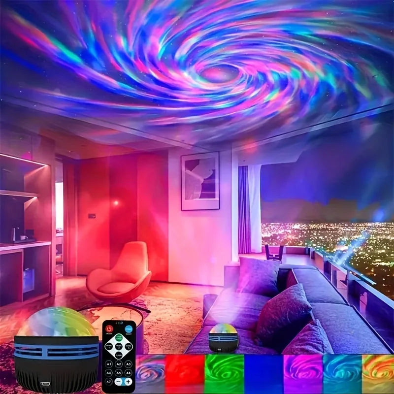 LED Star Galaxy Projector NightLights Starry Sky Projector Christmas Lighting 5V USB Room Bedroom Home Decoration