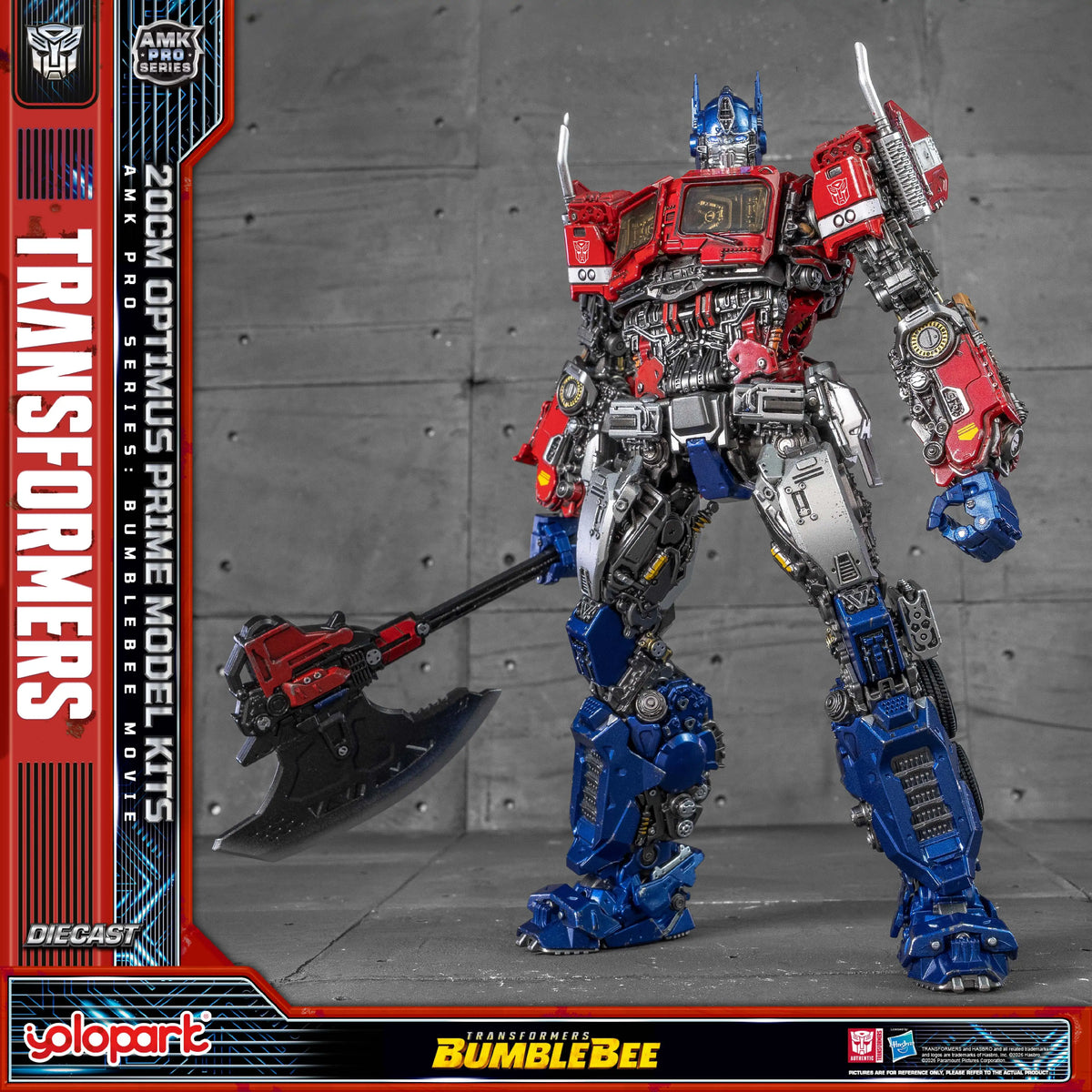 YOLOPARK Transformers Model : Bumblebee - 20cm Optimus Prime Model Kit - AMK PRO Series  Action Figures Toy Gift
