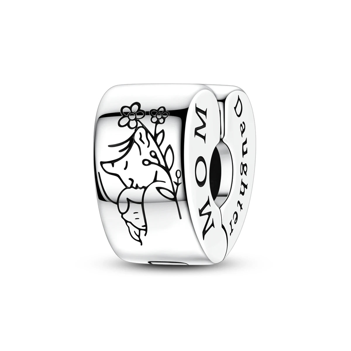 Woman Charms 925 Sterling Silver Beads MOM Mother Day Fit Bracelet Making Female Jewelry Gift