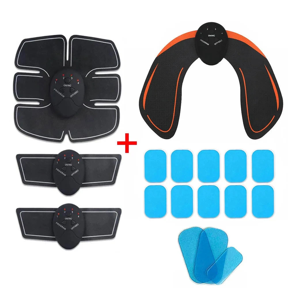 EMS Abdominal Muscle Stimulator Hip Trainer Electric Stimulator Home Gym Muscle Toner Slimming Massager