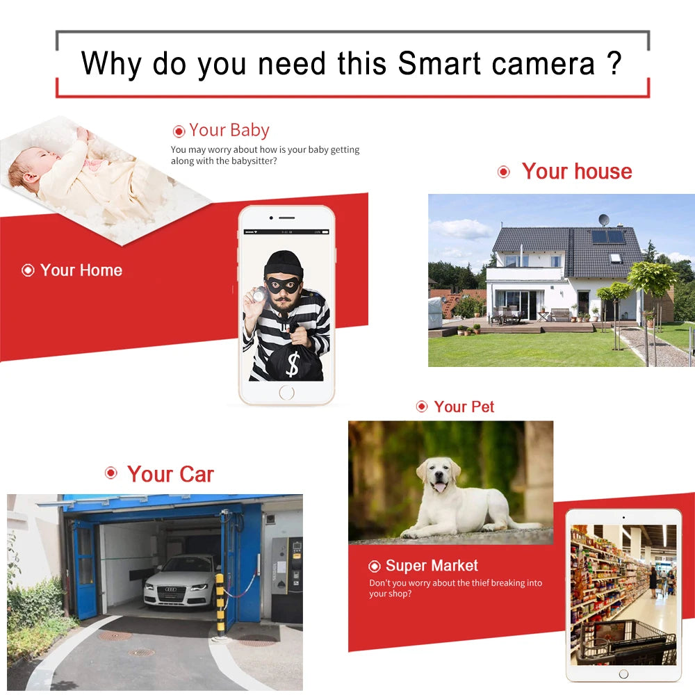JIENUO AHD Camera Full Color Night Vision CCTV Security Surveillance 1080P Outdoor Waterproof Analog Digital Video 2mp Home Cam