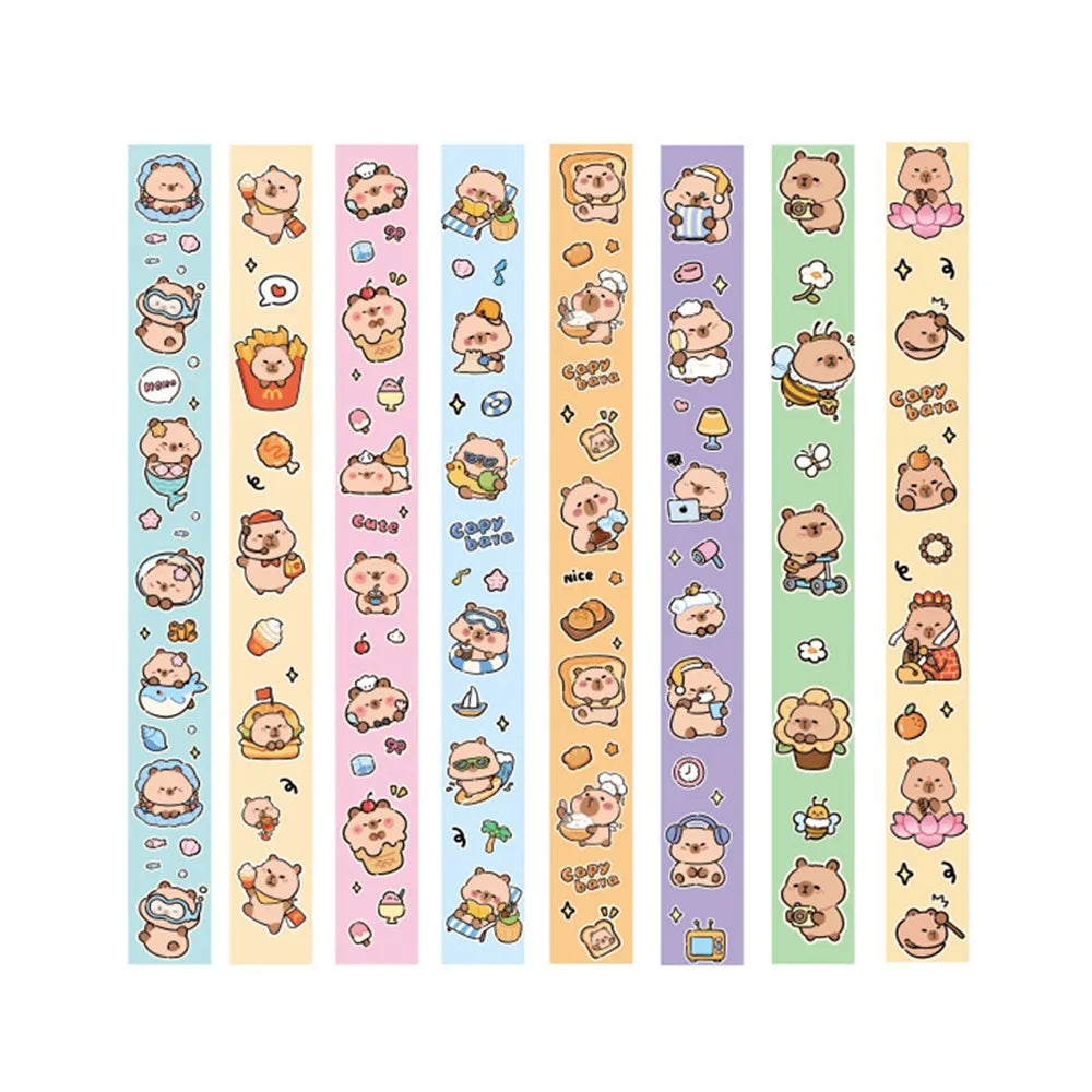 540 Sheets Colorful Star Origami Paper Cartoon Single Sided Lucky Star Origami Best Wishes Art Craft Star Paper Strip Kids Gift
