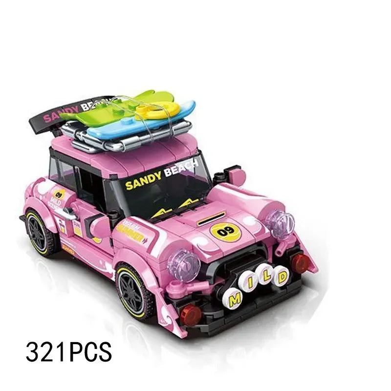 Speed Series Racing Sports Vehiclea Technique Car Supercar Building Blocks Set Bricks Classic MOC Model Toys For Kids