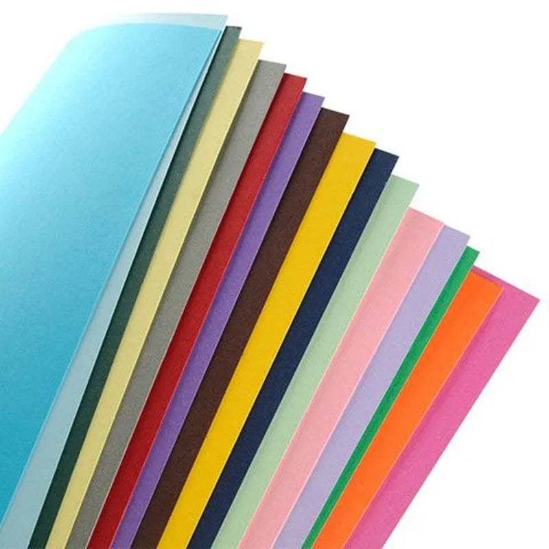 50Sheets 250gsm A4 Color Cardstock Paper Business Card Cardboard DIY Gifts Card Stationery Scrapbook Materials Drawing Cardstock