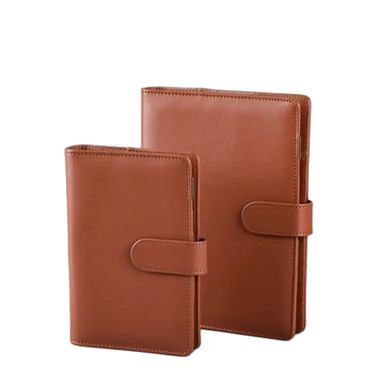 A6/A5 Macaroon Color PU Leather DIY Binder Notebook Cover Diary Agenda Planner Paper Cover School Stationery