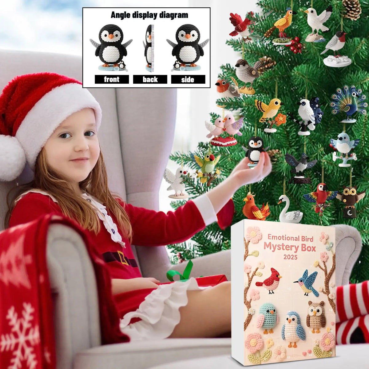 Emotional Bird Mystery Box Advent Calendar – 24 Days of Blind Box Surprises