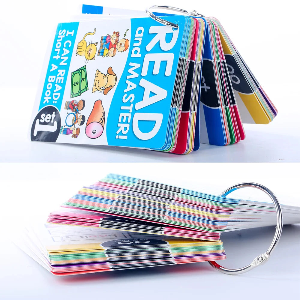 Montessori English Phonics Learning Cards Kindergarten Educational Toys for Children Teacher Teaching Aid Flashcards