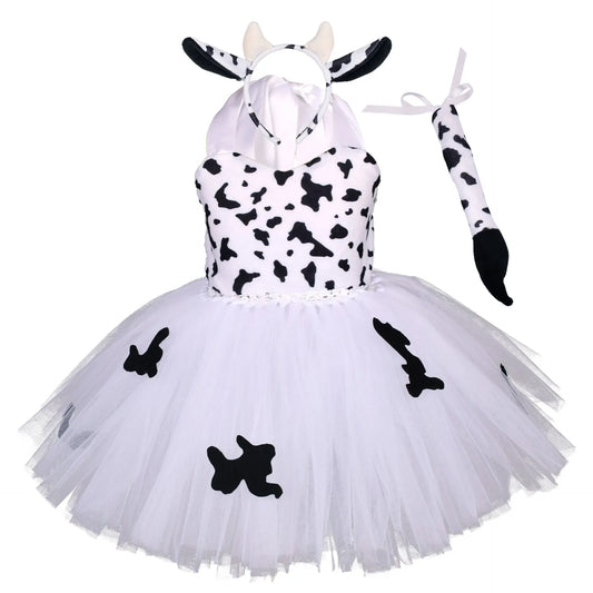 Tiger Costume for Baby Kids Forest Birthday Party Tutu Dress Outfit Toddler Girls Carnival Halloween Animal Giraffe Dress Up