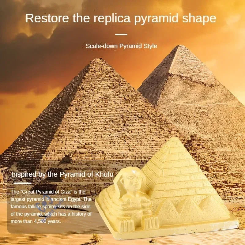 Pyramid Kids Toy Dinosaur Volcano DIY Fossil Archaeology Excavation Kit Skeletons Dig Stem Science Educational Toys for Children