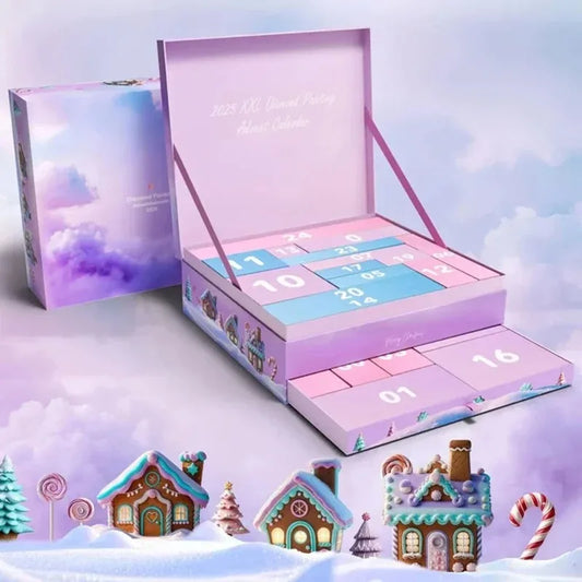 Diamond Painting Advent Calendar – 24-Day DIY Craft Set for Kids