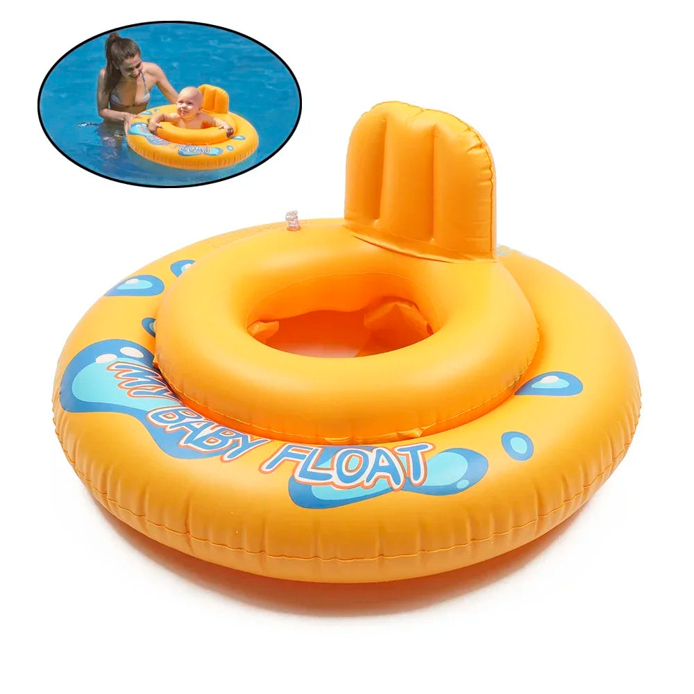 Thickened Baby Swimming Ring Cartoon Summer Water Toys Float Seat Outdoor Pool Party Water Play Equipment Inflatable Float Chair
