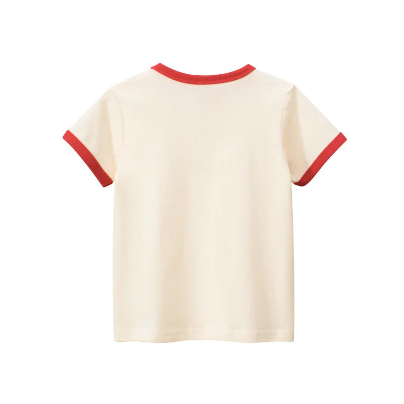 1-9T Toddler Kid Tshirt Baby Girls Clothes Summer Cotton Infant T Shirt Casual Short Sleeve Childrens Tee Top Cute Outfit