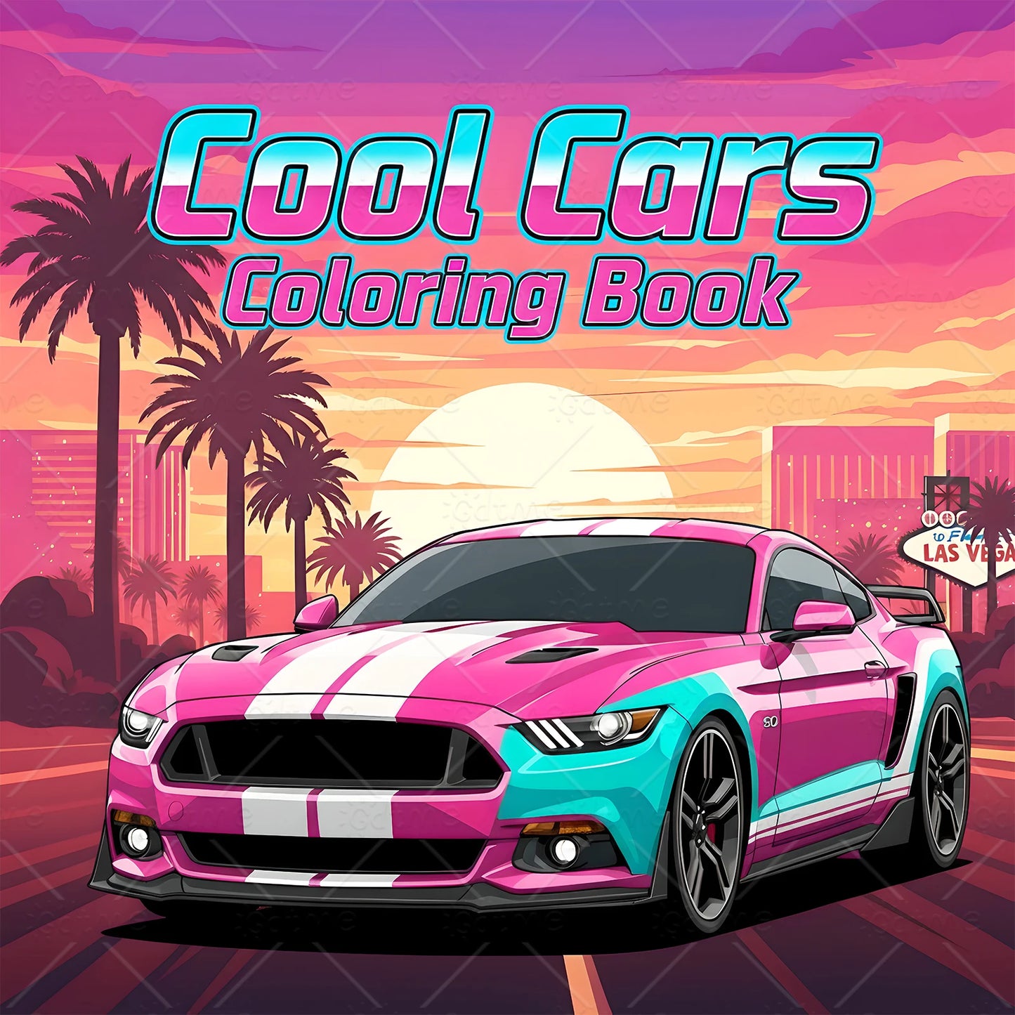 Cool Cars  : Coloring Book for Adults Featuring Cute Cozy Daily Activities for Relaxation (Cozy Spaces Coloring)