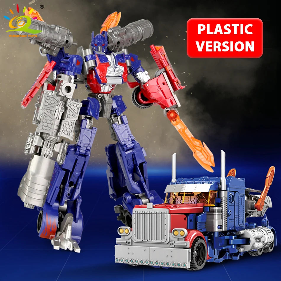 2IN1 Transformation Toys Robot Car Alloy Plastic Movie Anime Action Figures Deformed Mecha Warrior Model Toy for Children Gifts