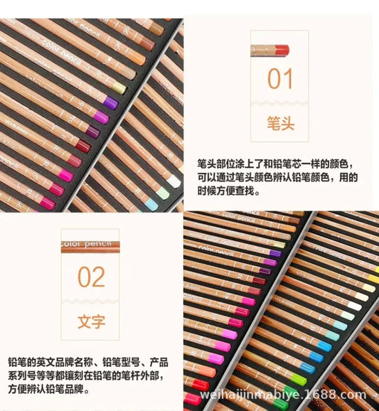 Artist Colored Pencil Set – 78 Colors for Layering, Sketching & Drawing