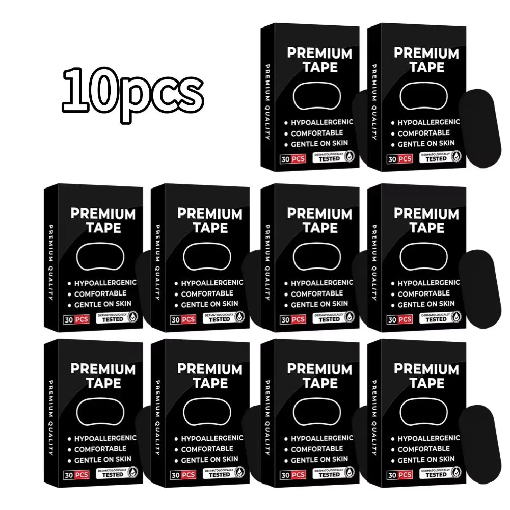 Elastic Sleep Tape for Snoring Stop Snoring Glue Tape Open Mouth Breath Correction Health Care 1/3/5/10 Pack