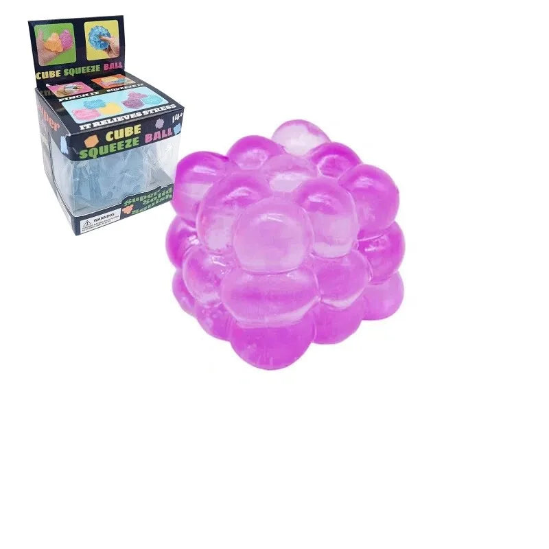 New three-dimensional candy kneading music adult kids Stress Relief Squeeze sensory Toys Decompression Simulation Cube