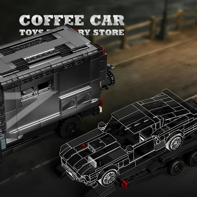 2135pcs Off-Road RV Vehicle Building Blocks Model Motorhome MOC Bricks Car City Camper Truck STEM Toy Adult Friend Birthday Gift