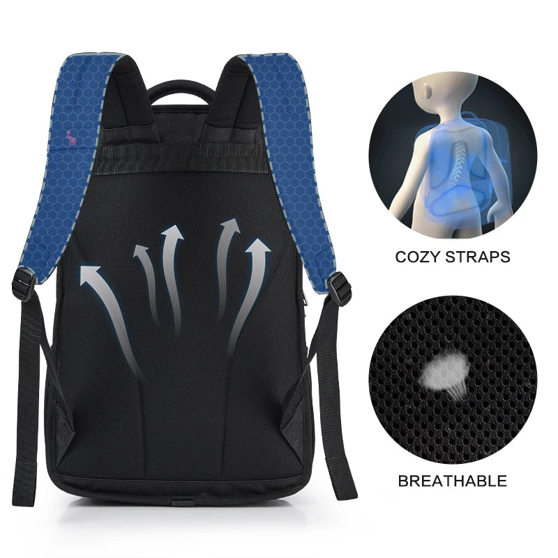 OIWAS Laptop Backpacks 15.6 Inch School Bags Waterproof Nylon 29L Casual Shoulder Bagpack Travel Teenage Men's Backpack Mochila