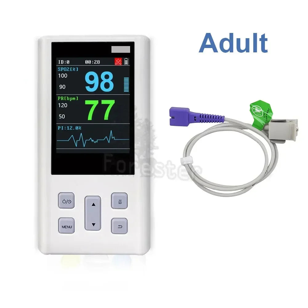 Portable Pulse Oximeter  for Heart Rate and  Saturation with Veterinary and Medical SPO2 with Memory