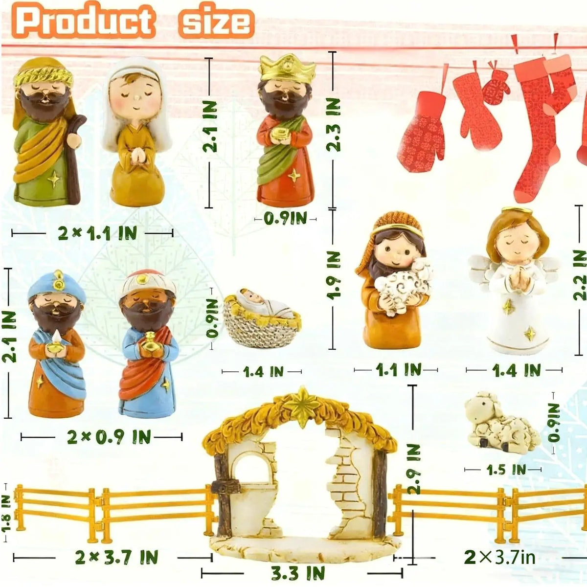 Nativity Advent Calendar – 24-Day Christian Christmas Countdown for Kids