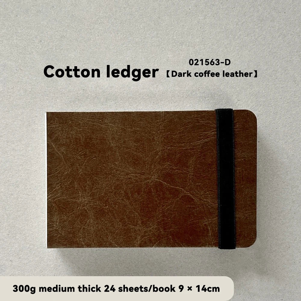 100% Cotton Square Watercolor Sketchbook 300gsm Paper Folded Drawing Pad Organ Sketch Notebook Student Watercolor Journal Book