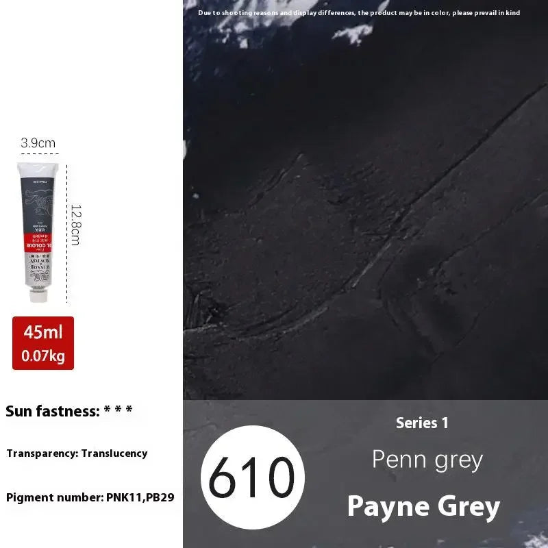 Winsor&Newton 45ML Oil Paint,Colorful Professionals Artist Drawing Tools for Canvas Wood,Crafts,Paper Art Stationery Supplies
