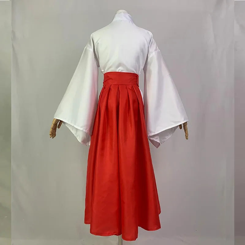 Iori Utahime Cosplay Costume Girls Kimono Suits Woman Tops Dress Halloween Party Iori Utahime Outfits Headwear for Comic Con