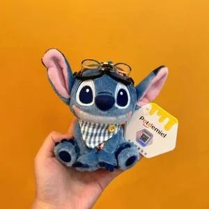 Anime Disney Cross-Dressing Stitch Doll Western Cowboy-Style Knight Hat Stitch Toy Bag Keychain Decor Kids Cute Gift Stitch Doll