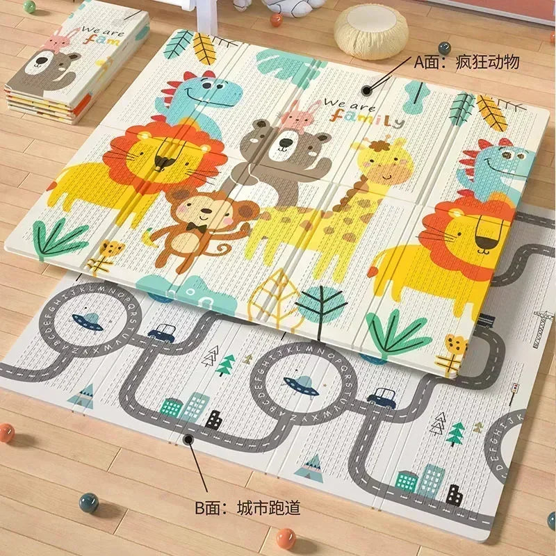 Baby Play Mats Activities Mats For Baby Game Mats Waterproof Children's Rug Kids Crawling Play Floor Carpets משטח פעילות לתינוק