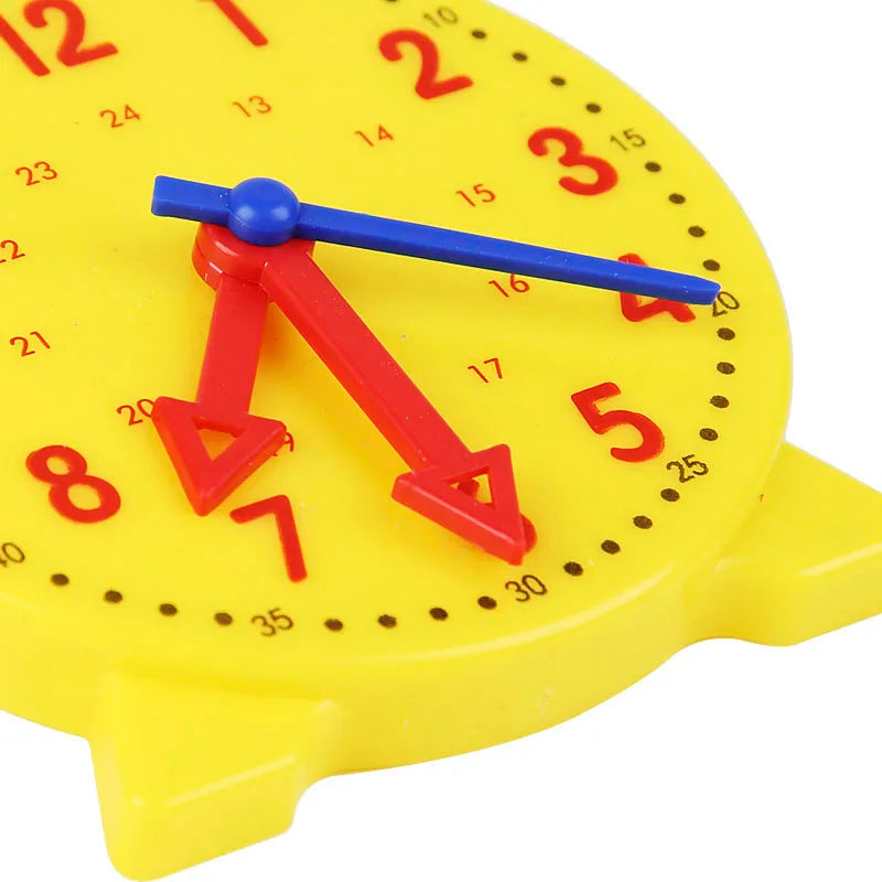 Children Montessori Clock Educational Toys Hour Minute Second Cognition Matching Puzzle Toys Kids Early Preschool Teaching Aid