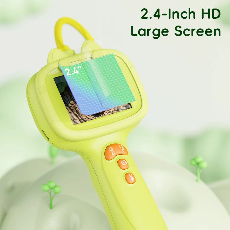 Kids Borescope Snake Camera with Light Outdoor STEM Educational Toy Endoscope Science Gift for Boys Girls Camping Explore Nature