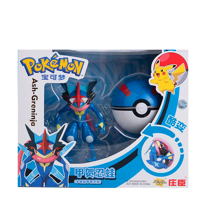 Genuine Pokemon Anime Figure Pikachu Gengar Charizard Gyarados Mew Dragonite Pet  Collect Model Doll Transformation Toy Gifts