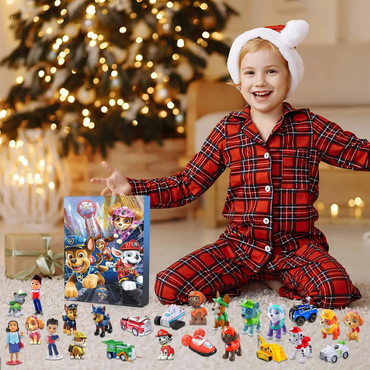 Paw Patrol Figure Advent Calendar – 24 Cartoon Toy Mystery Gifts