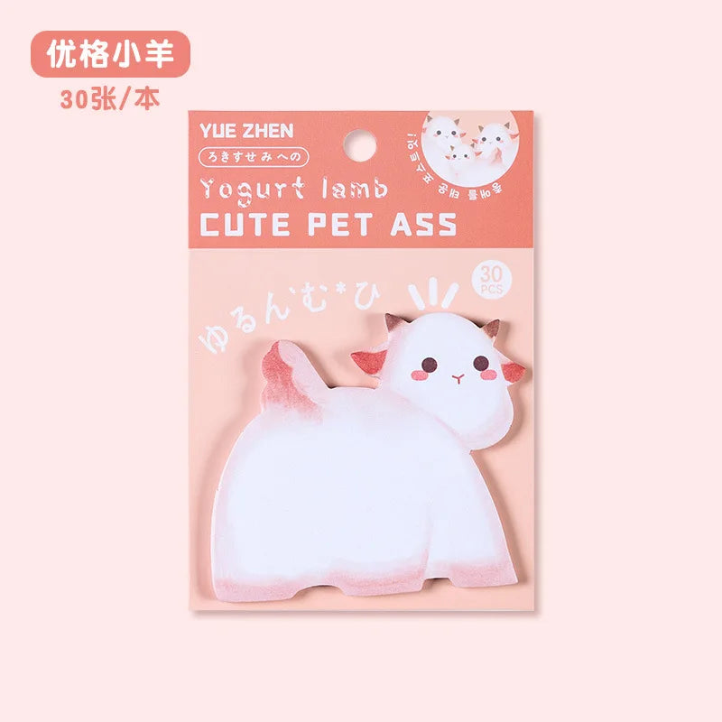 Korean Stationery Kawaii Cartoon Cat Sticky Memo Post Pad Marker It Note Planner Stickers Cute Office Supplies School Supplies