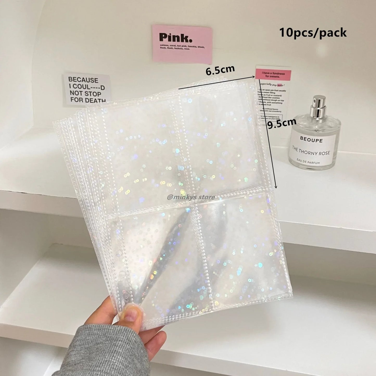 MINKYS Original Design Starrry Star PU A5 Kpop Photocard Binder Collect Book Idol Photo Card Holder Photocards Album