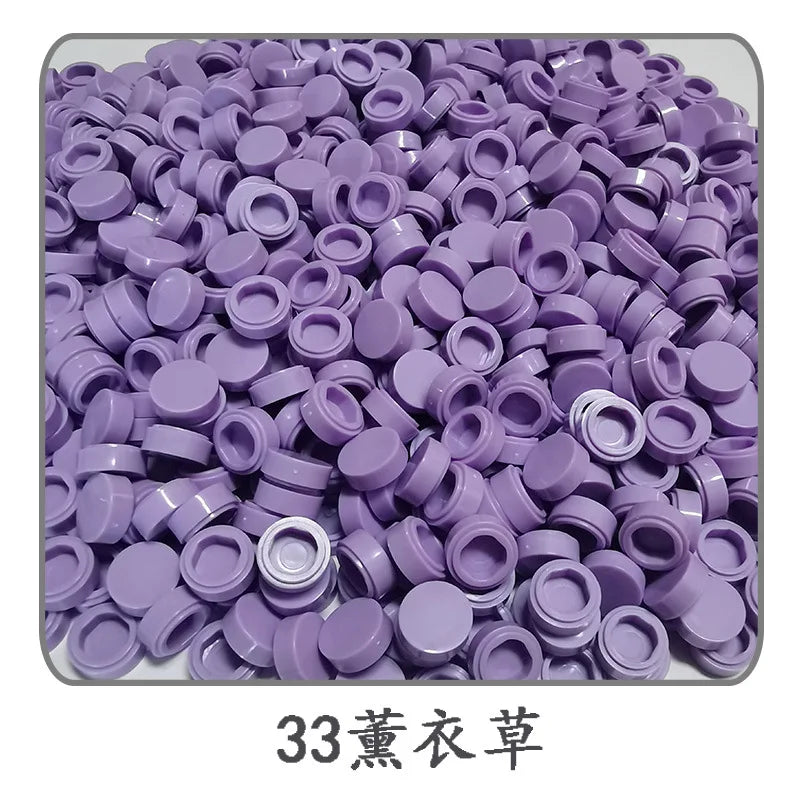 500pcs 1x1 Round  98138 Pixel Art Remix Building Block Toy Mosaic Drawing Series