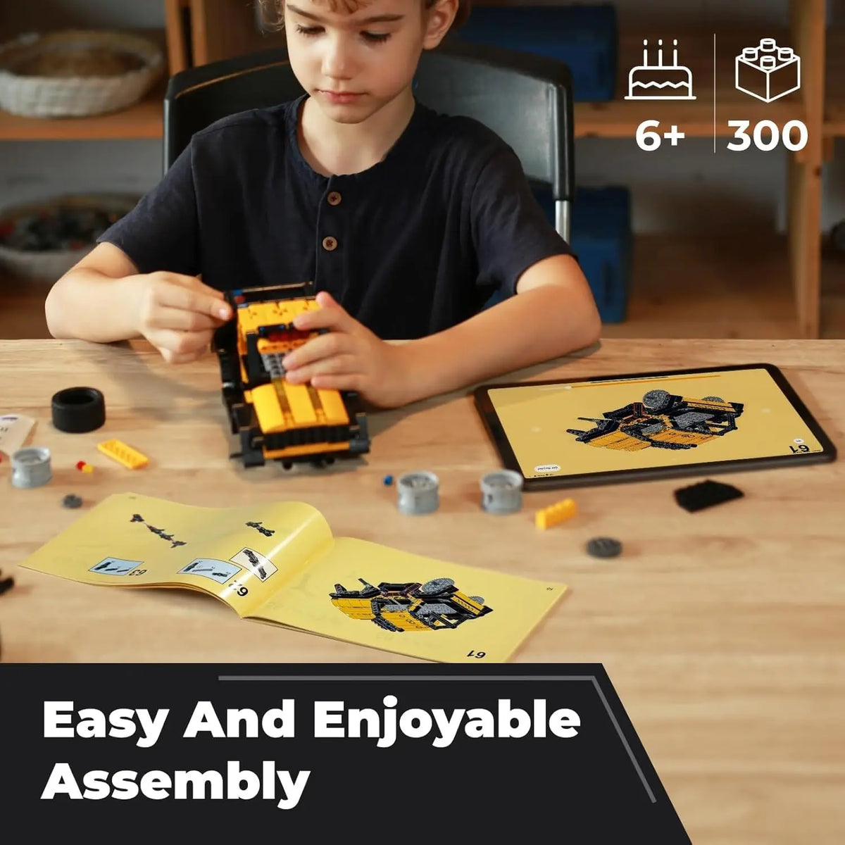 Apitor Robot R 4-in-1 Robot Building Kit APP Remote Control Cars STEM Coding Toys Educational Children's Toys Gifts Boys Ages 6+