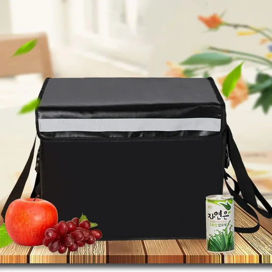 32L Extra Large Cooler Bag Car Ice Pack Insulated Thermal Lunch Pizza Fresh Food delivery Container Refrigerator