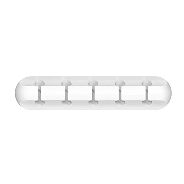 VIKEFON Cable Cord Wire Organizer Silicone USB Cable Winder Management Clips Self Adhesive for Mouse Keyboard Headset For iPhone