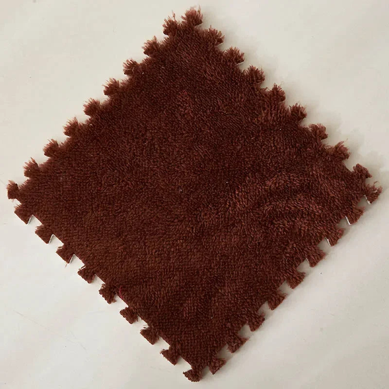 10/20Pcs Soft Plush Children's Mat Baby Play Mat Baby Toys Eva Foam Puzzle Carpet in Children's Room Keep Warm Playmat Floor Mat