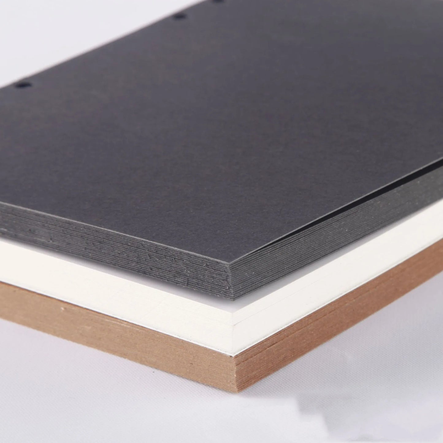 A5 A6 A7 Black White Loose Leaf Notebook Refill Spiral Binder Inner Page Grid Blank Line Diary Agenda PlannerSchool Stationery