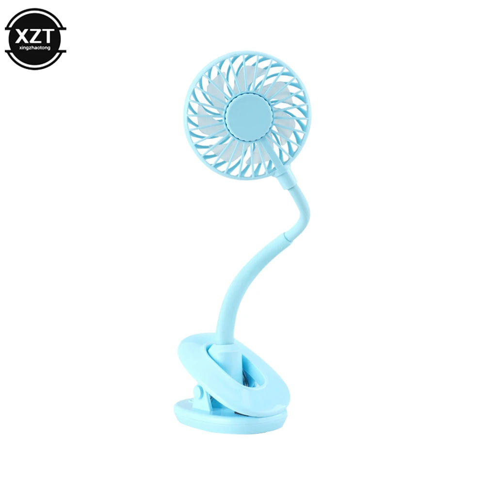 New Bendable Fan Car Seat Clip Fan Aroma Diffuser Mini Usb Charging Small Fan Mute Desktop Fan Baby Stroller Summer Cooling Fans