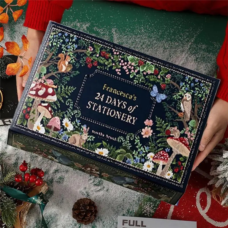 Stationery Advent Calendar 2024, Christmas Countdown Ultimate Calendar, Book Advent Calendar 2024, Christmas Stationery-AEF7