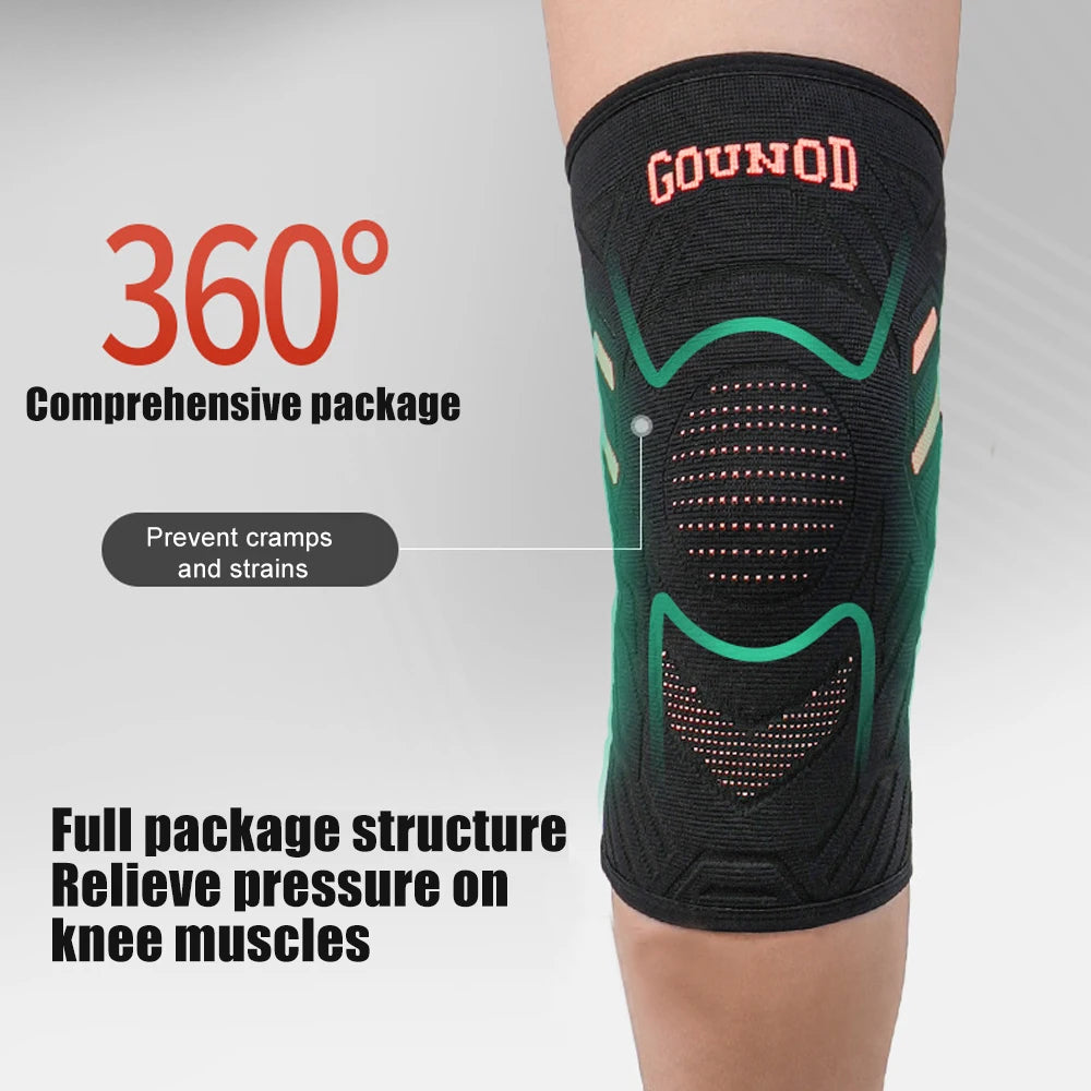1PCS Knee Compression Sleeve -  Support Brace for Sports Injuries - Enhanced Performance for Athletes & Active Adults,Arthritis