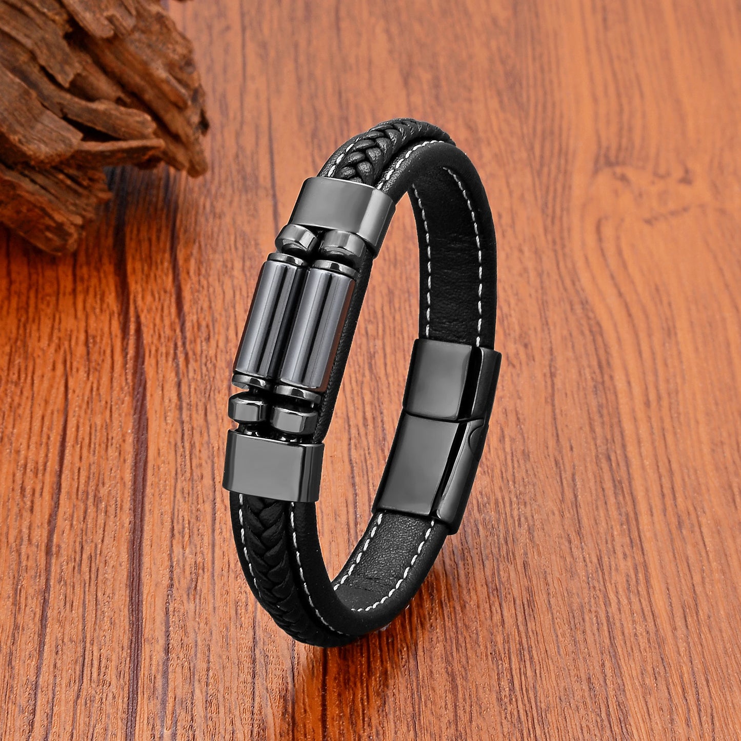 Natural Tiger Eye Agates Crystal Beads Handmade Bracelets Bohemia Style Men Women Leather Bangles 2023 Fashion Jewelry Gifts