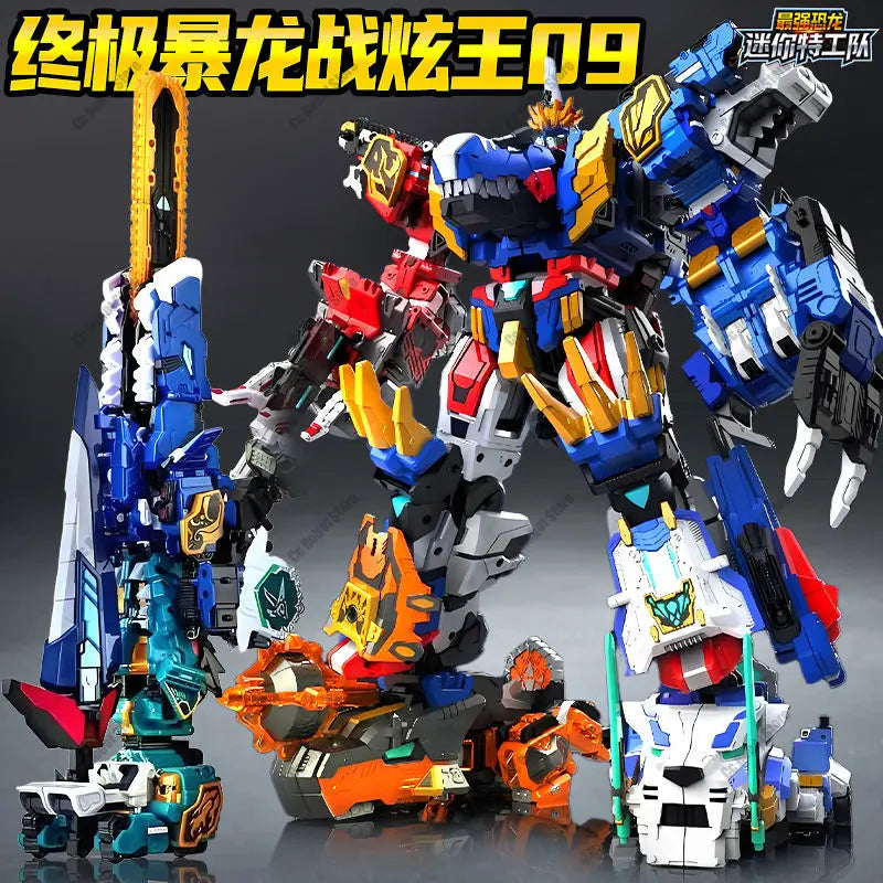 [In Stock] Dinosaur Tyrannosaurus Rex, Can Transform Into A Mecha Robot, Action Toy, Movable Boy's Toy Collection Gift