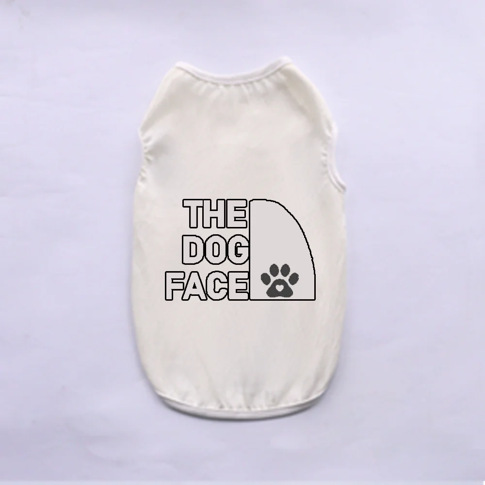 1 Pc Pet Summer Mesh Vest Cute Print Breathable Dog & Cat Clothes Ultra-Thin Cooling Sleeveless T-Shirt for Chihuahua Teddy