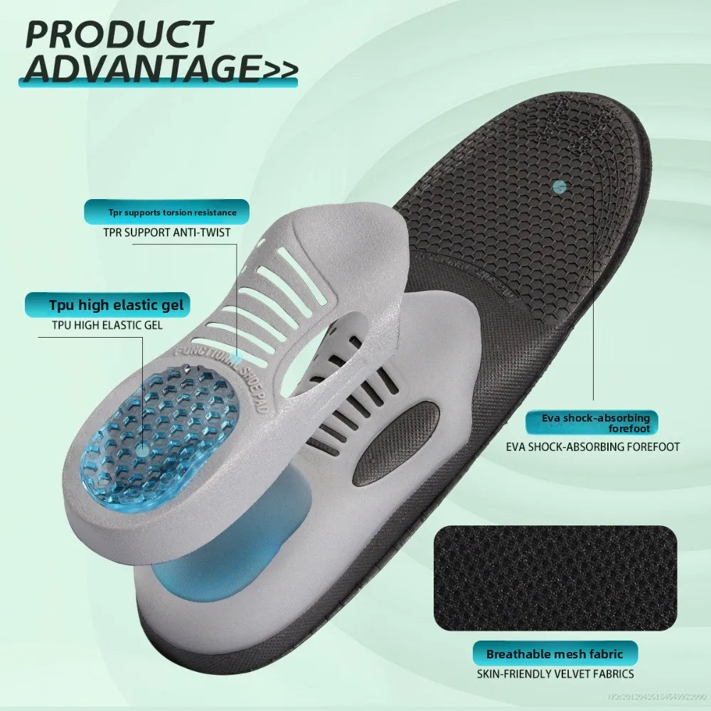 1Pair Orthotic Insoles Arch Support for Flat Feet Plantar Fasciitis Shoe Inserts Health Sole Pad Orthopedic Feet Care